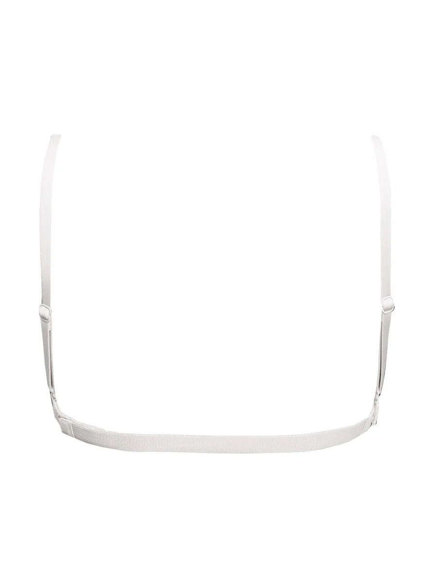 Reggiseno multifunzione con coppe imbottite, ferretto invisibile, spalline removibili + spalline in silicone - BIANCO - 1586 - immagine 8