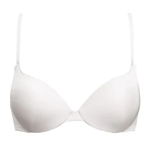 Push-up multifunzione con coppe graduate, ferretto invisibile, spalline removibili + spalline in silicone - BIANCO - 1590