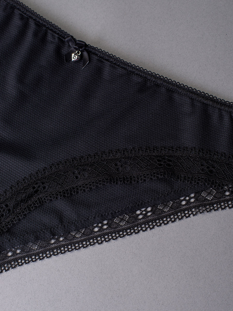 Slip in tessuto jacquard - NERO - 1875 - immagine 4
