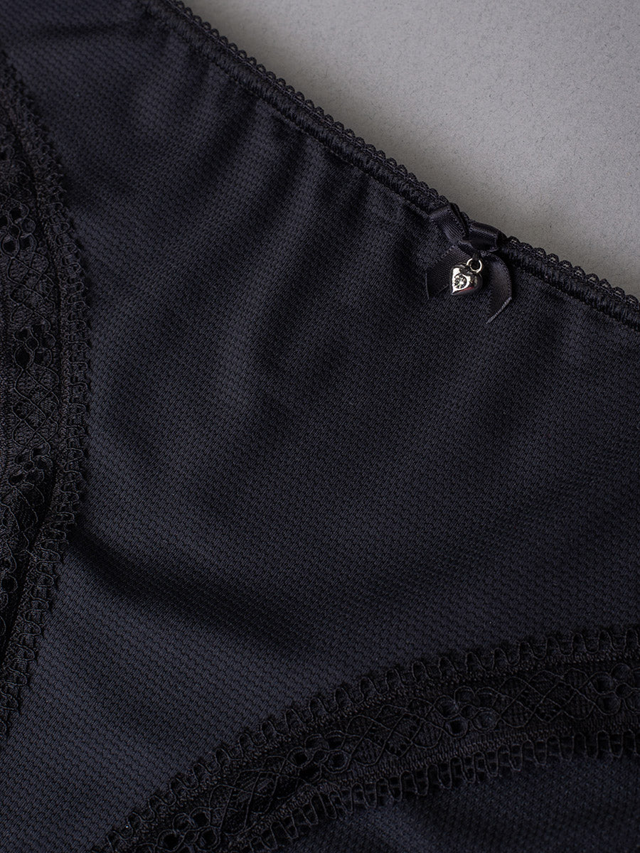 Slip in tessuto jacquard - NERO - 1875 - immagine 5