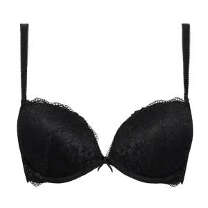 Push-up con coppe aria-gel, ferretto e spalline removibili - NERO - 2468