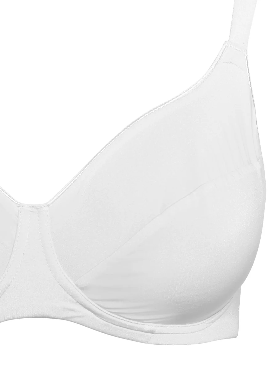 Reggiseno francese senza ferretto con regolatore supplementare - BIANCO - 2540 - immagine 9