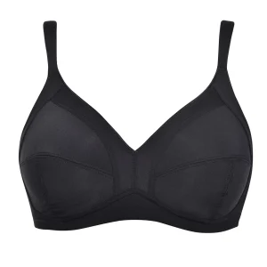 Reggiseno francese senza ferretto con interno in cotone - NERO - 2548
