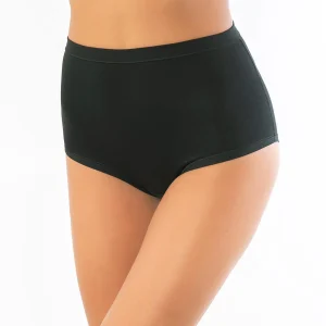 Slip alto in Cotone e Modal - NERO - 5001