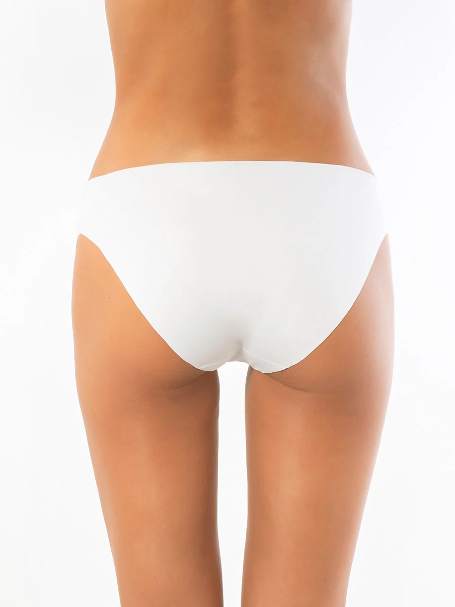 Slip in Cotone Senza Cuciture - BIANCO - 5105 - immagine 5