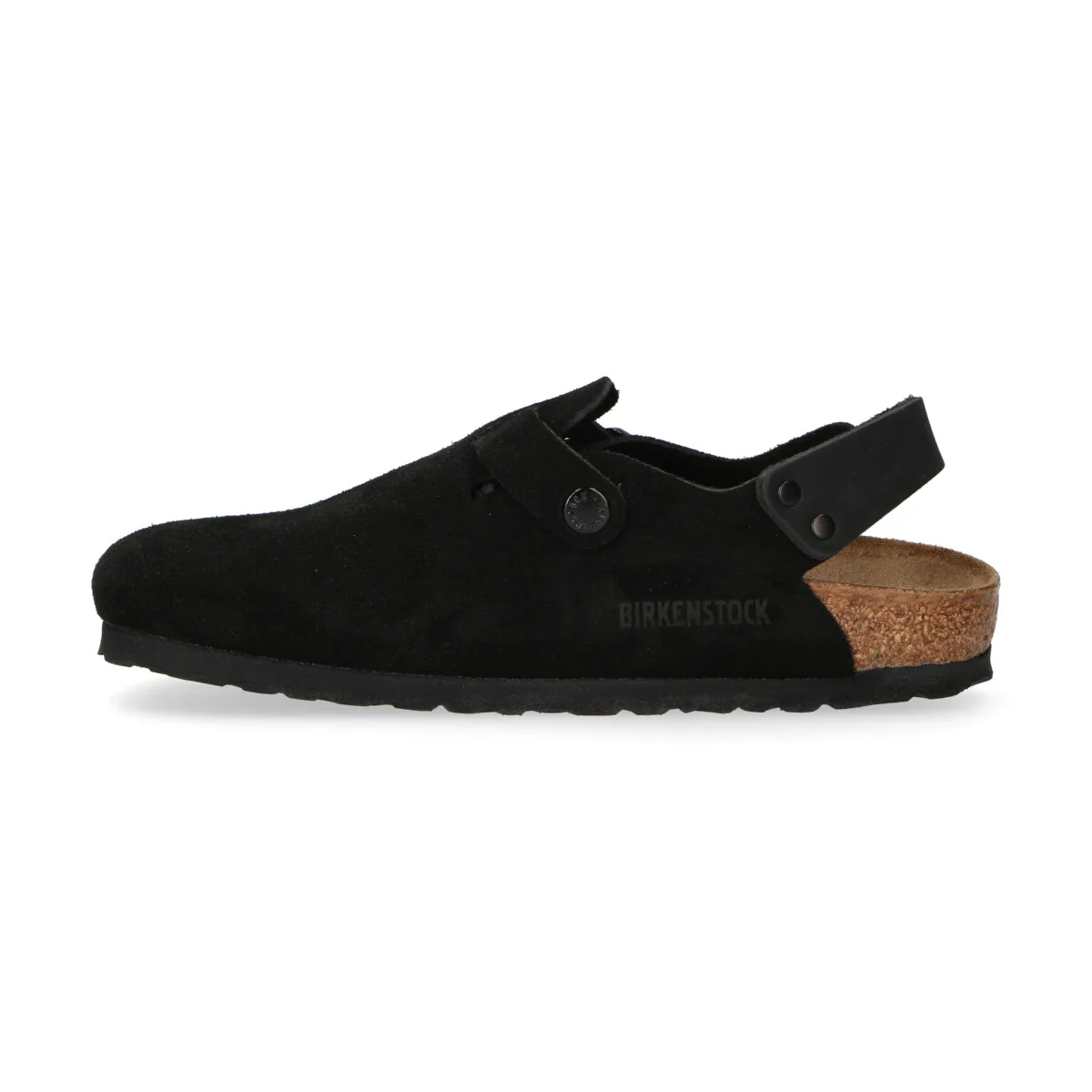 Birkenstock ciabatta Boston Tokio camoscio nero - immagine 3