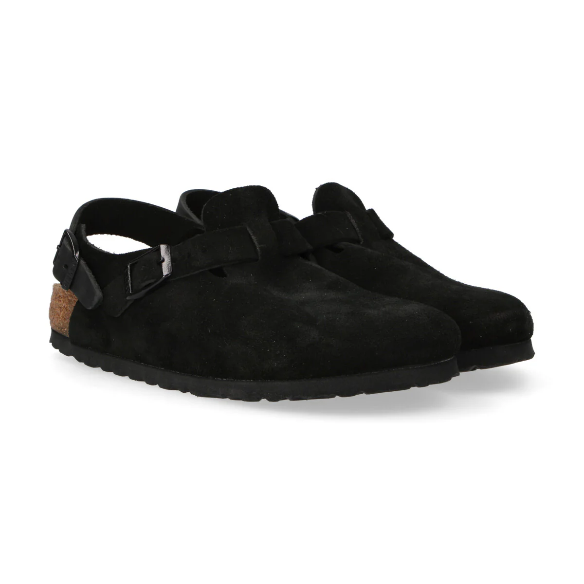 Birkenstock ciabatta Boston Tokio camoscio nero - immagine 6