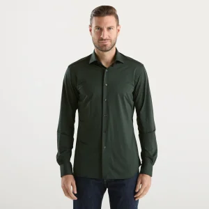 Xacus camicia Active tessuto verde