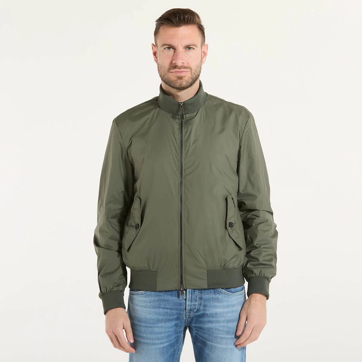 ADD giubbino leggero in tessuto verde militare - immagine 2