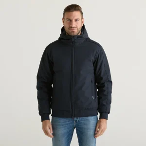 ADD giubbino corto con cappuccio blu