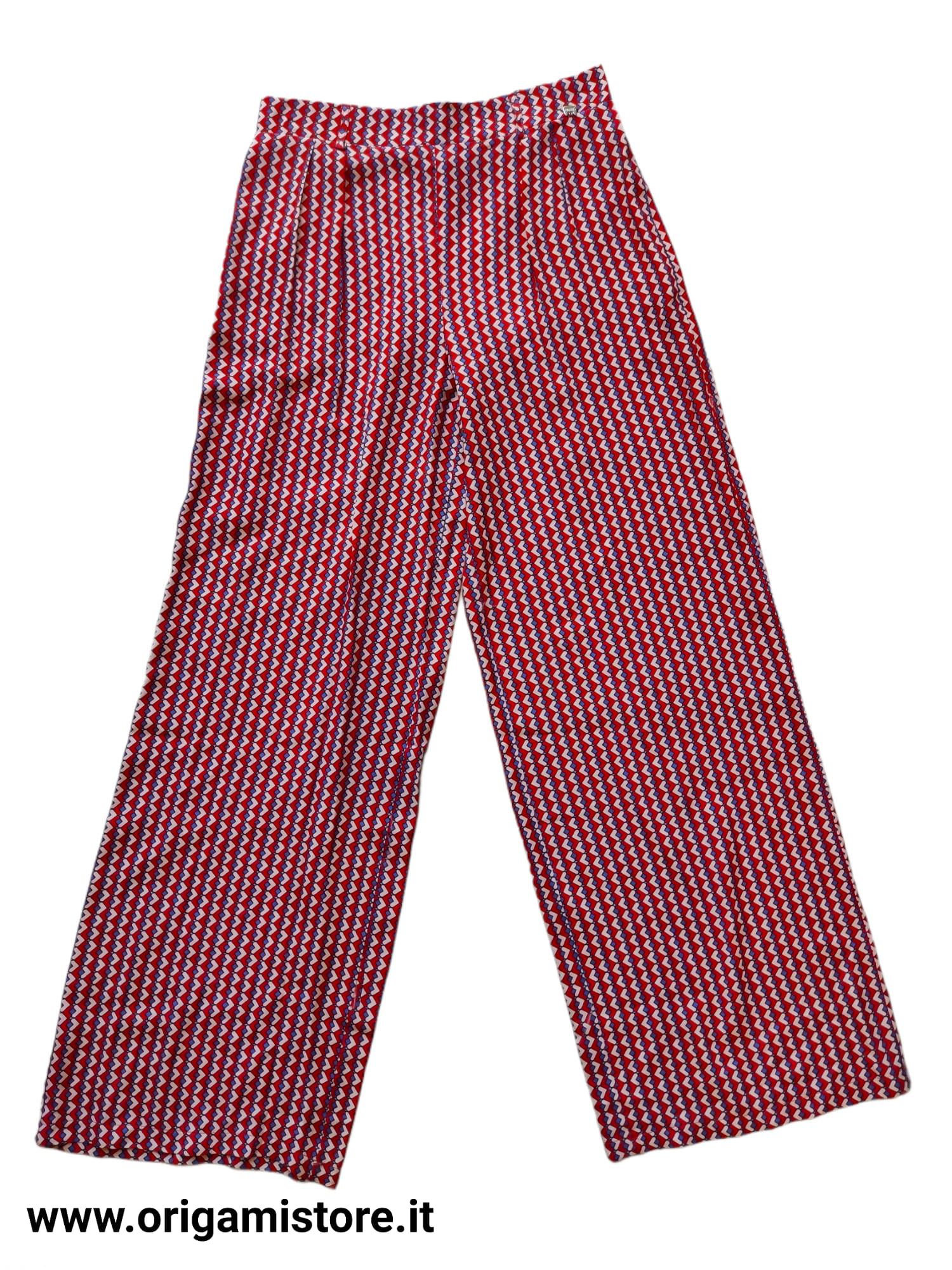 MIMÌ MUÀ Firenze ARAC-2274 Pantalone palazzo fantasia rombo - immagine 2