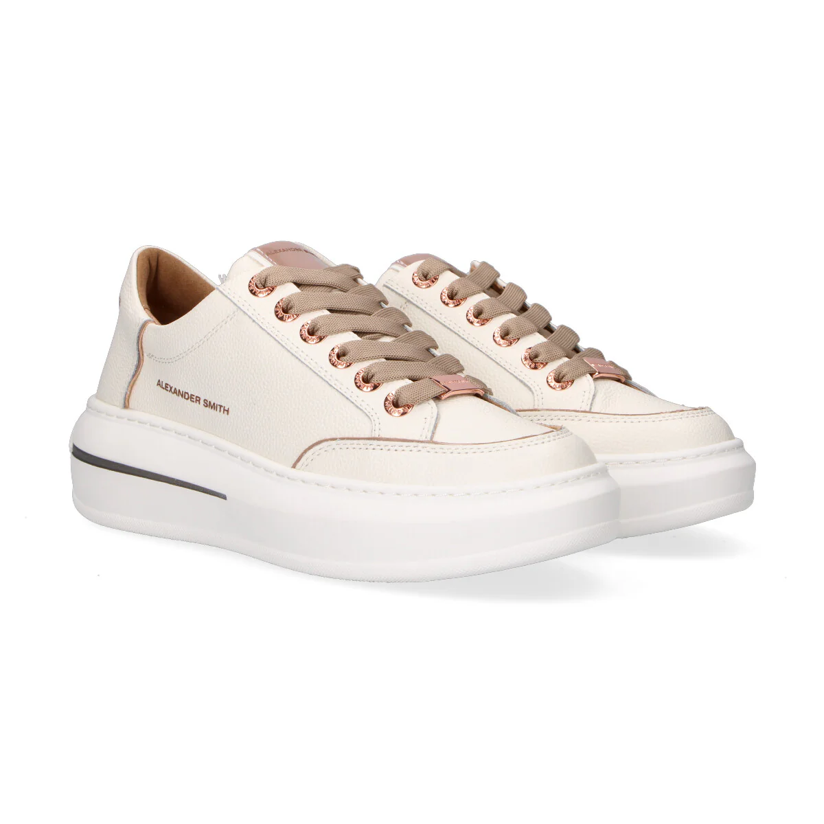 Alexander Smith sneaker Lancaster pelle sabbia - immagine 6
