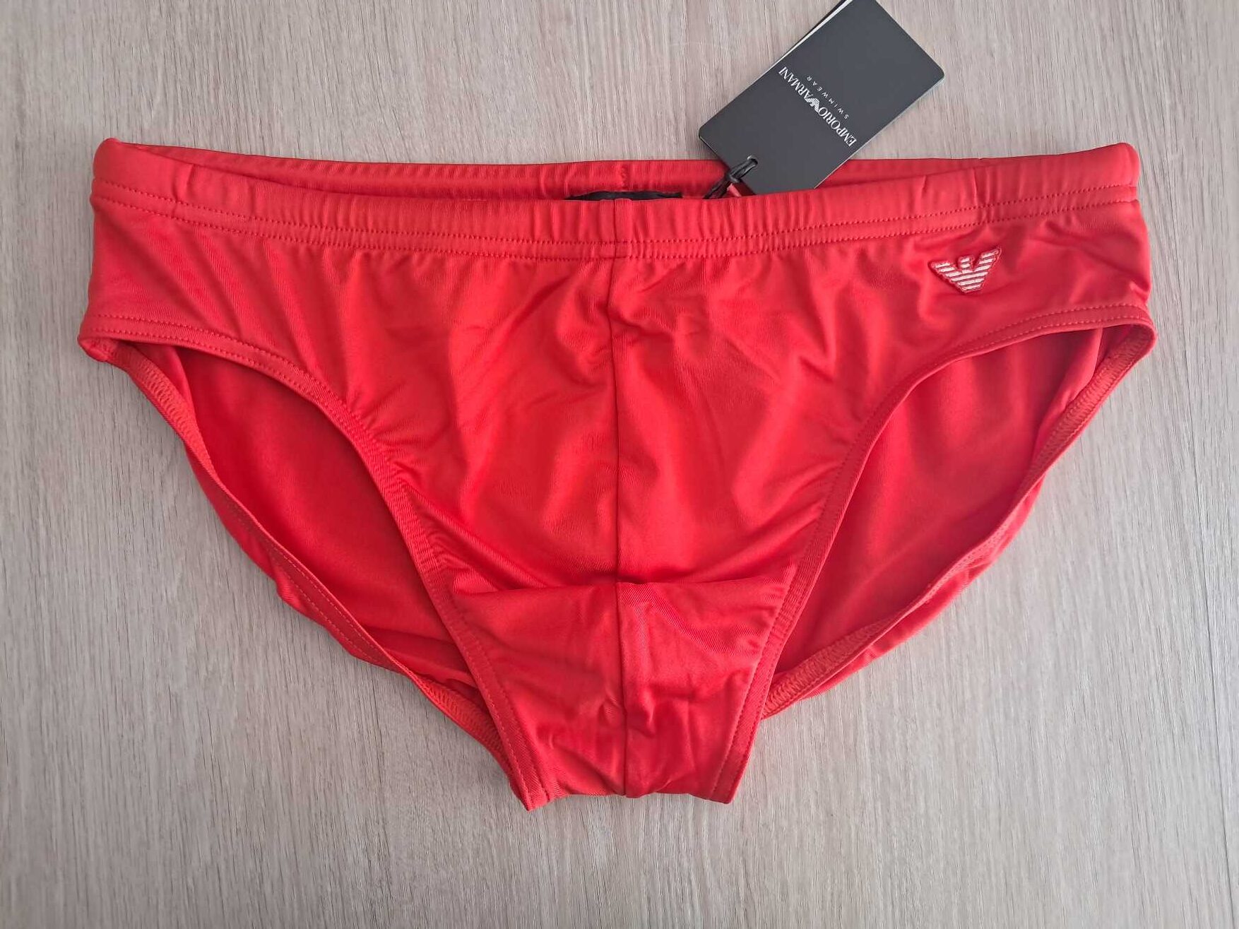 COSTUME UOMO A SLIP EMPORIO ARMANI CLASSICO ROSSO - immagine 2