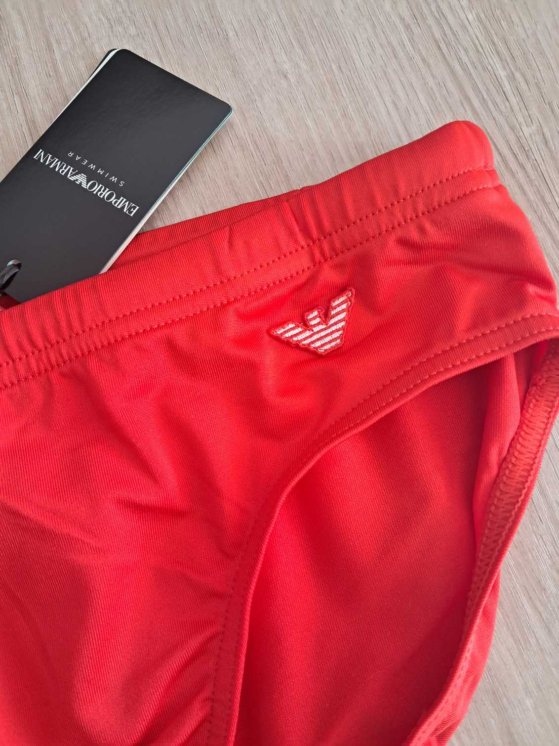 COSTUME UOMO A SLIP EMPORIO ARMANI CLASSICO ROSSO - immagine 4