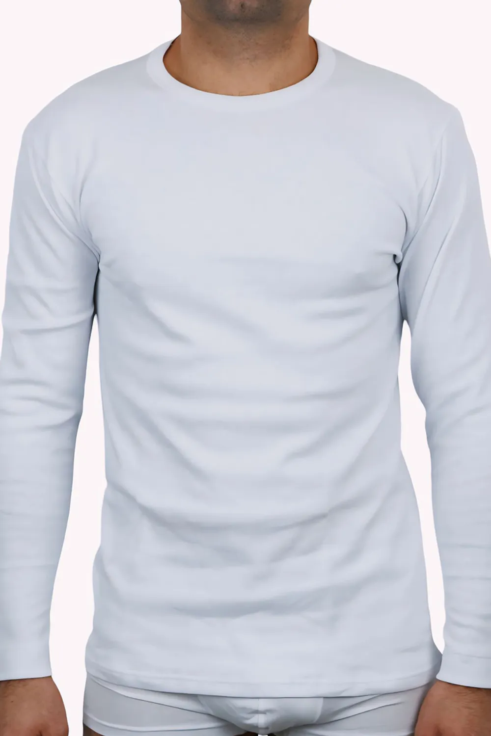 Maglia manica lunga girocollo in CALDO COTONE uomo MANSUE’ – 240/241 3pz - immagine 2