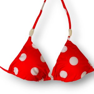 2BEKINI 2S23208-19 Costume a triangolo fantasia pois