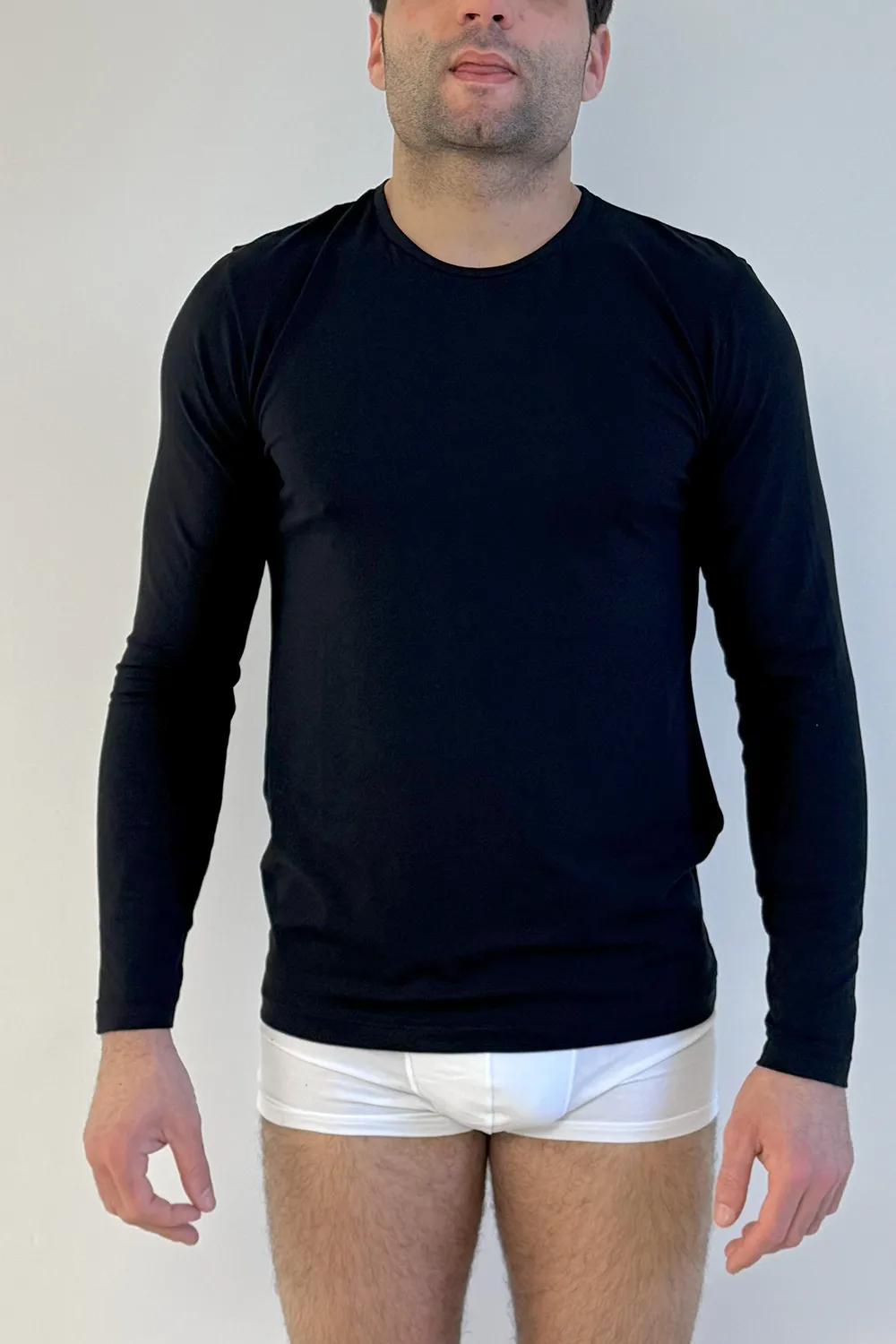 Maglia manica lunga in COTONE MODAL uomo MANSUE’ – 40163/170 4PZ - immagine 4
