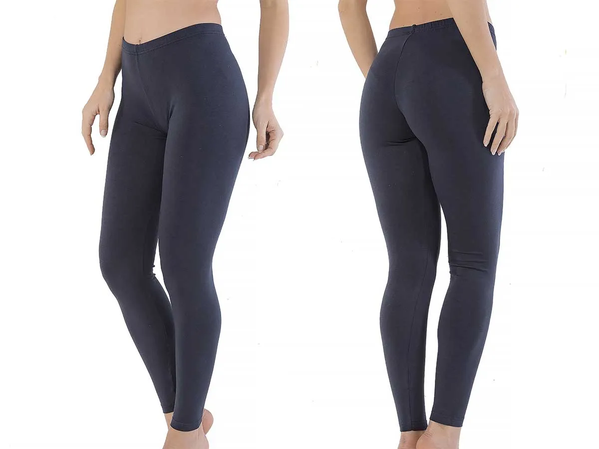 Leggings lungo cotone elasticizzato Jadea – 4192 - immagine 3