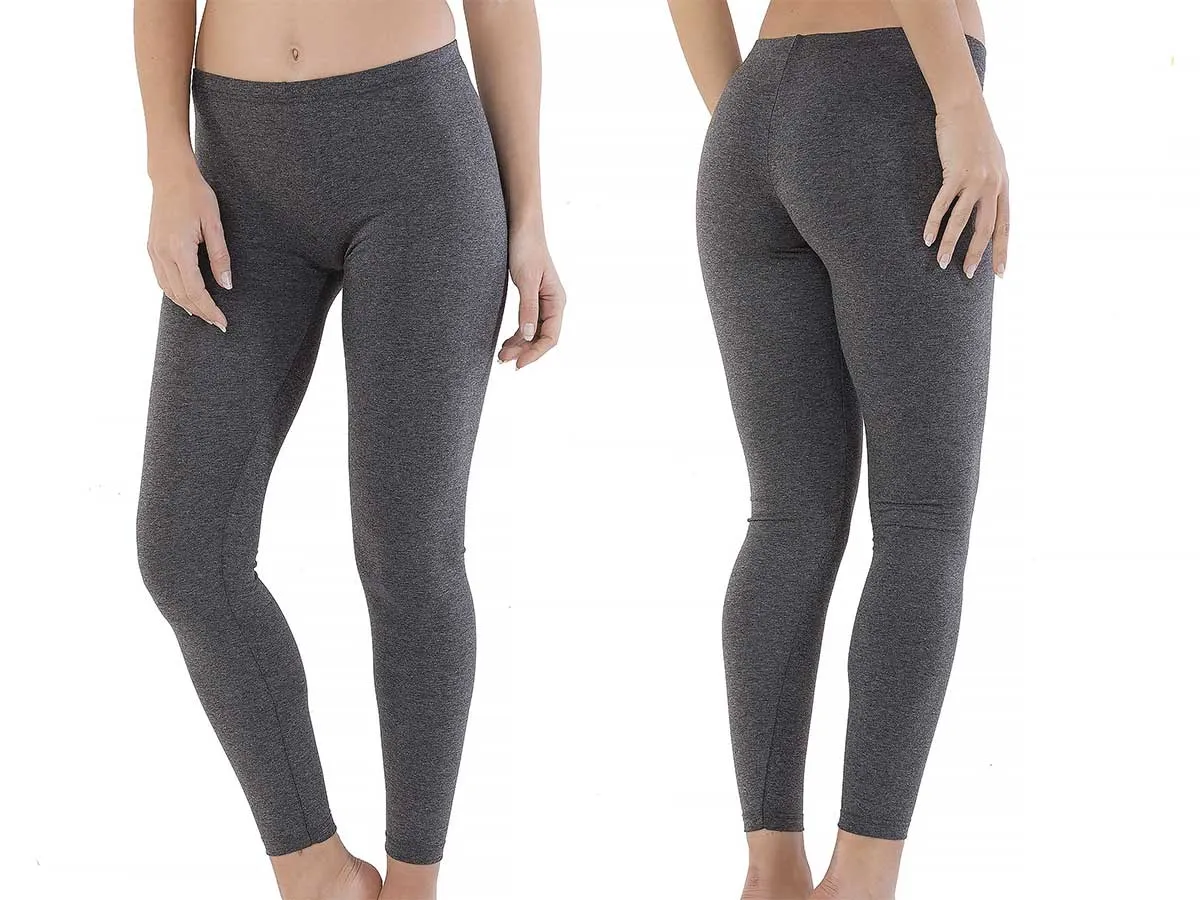 Leggings lungo cotone elasticizzato Jadea – 4192 - immagine 4