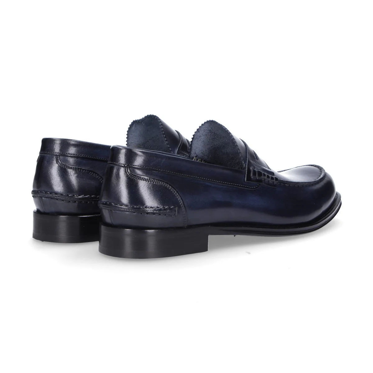 Artisti & Artigiani mocassino stile college blu - immagine 8