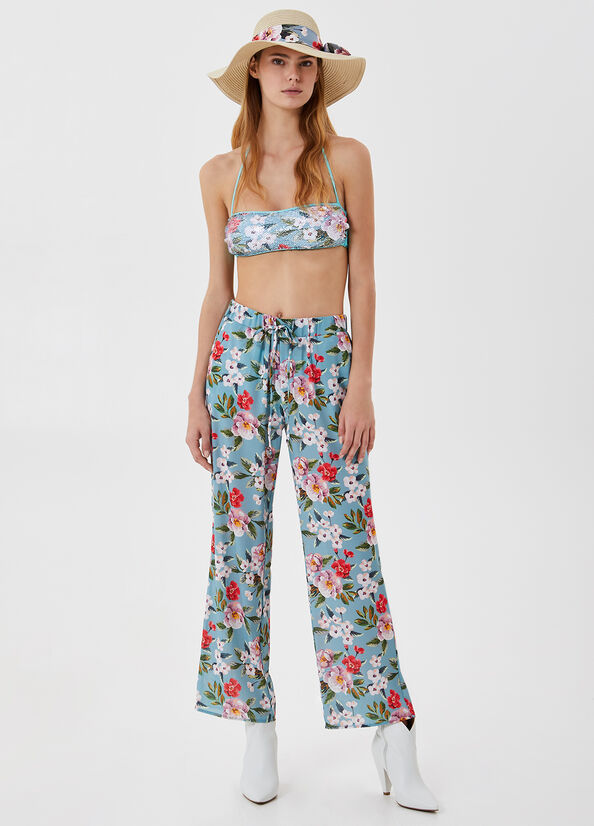 Bikini Liu Jo a Fascia in Lurex con Paillettes Full Bloom - immagine 4