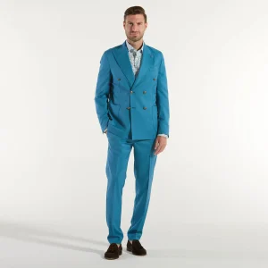 Bharnaba abito elegante doppiopetto avio