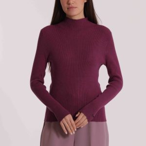 MIMÌ MUÀ Firenze AFAN-3705 Maglia lupetto malva