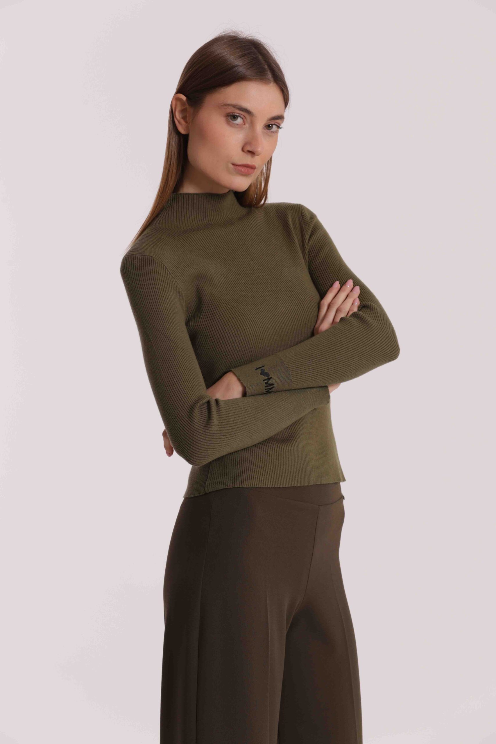 MIMÌ MUÀ Firenze AFAN-3705 Maglia lupetto verde - immagine 7