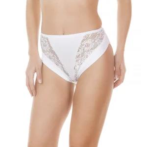Slip alto donna in cotone modal e pizzo Jadea – 788 3PZ