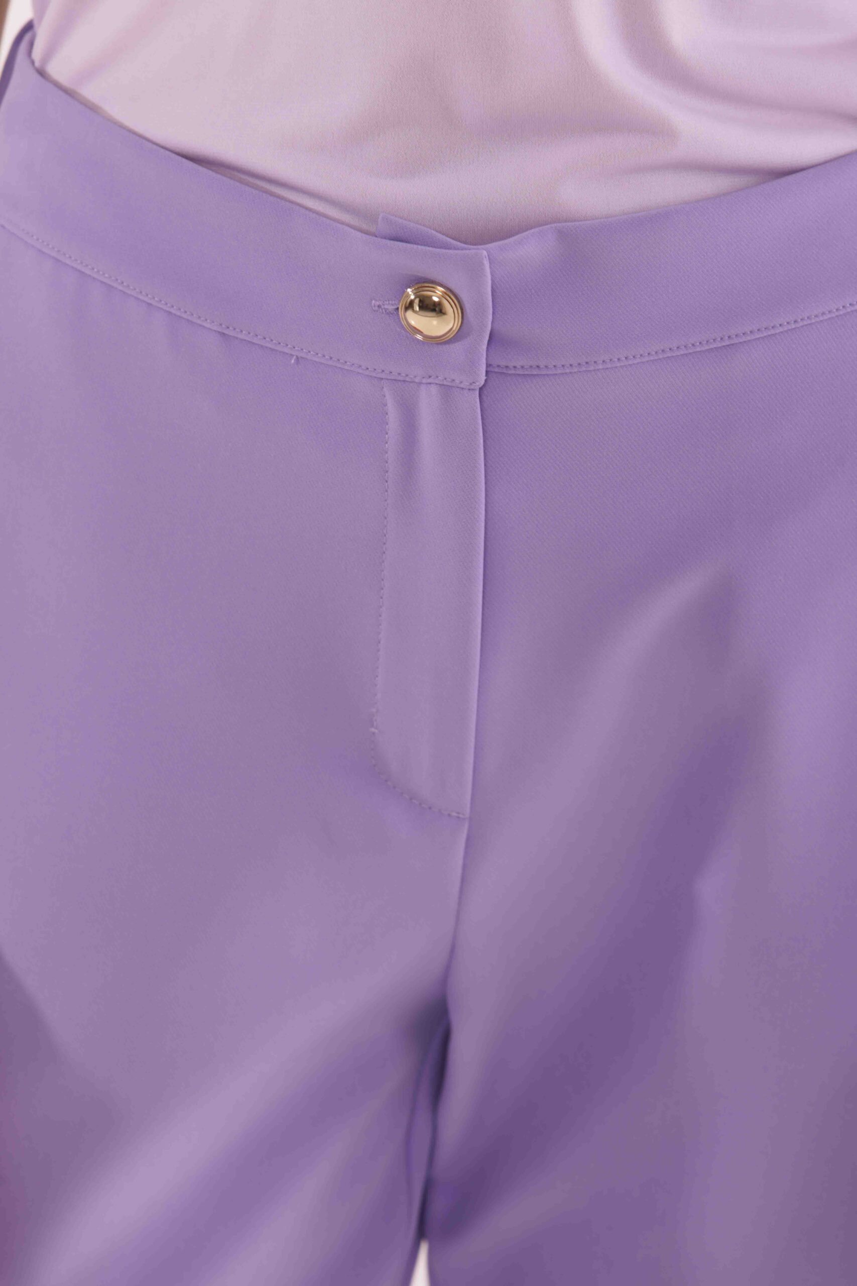 MIMÌ MUÀ Firenze ESAI-2605 Pantalone sigaretta tecnico lilla - immagine 4