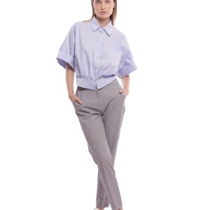 MIMÌ MUÀ Firenze ESAM-2730 Pantalone sigaretta grigio