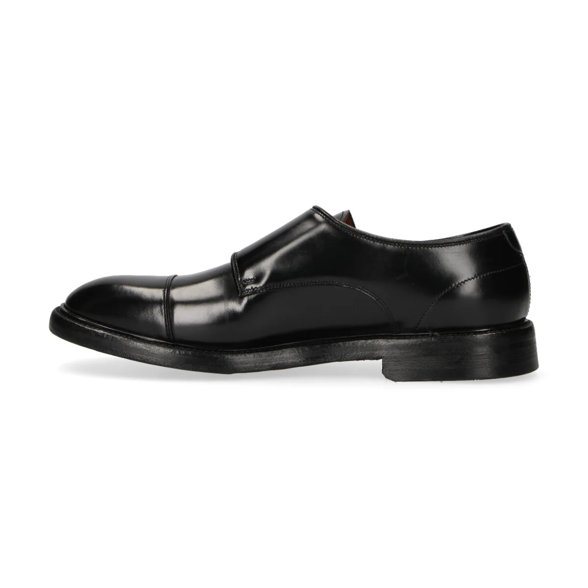 Green George scarpa con fibbia pelle liscia nera - immagine 3