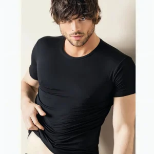 T-shirt paricollo uomo bamboo Armata di mare – GT2254