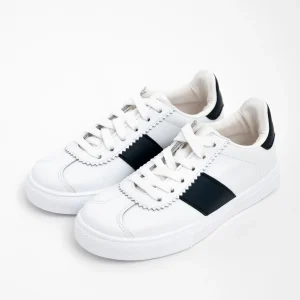 SNEAKERS BAMBINO CON FASCIA ECOPELLE