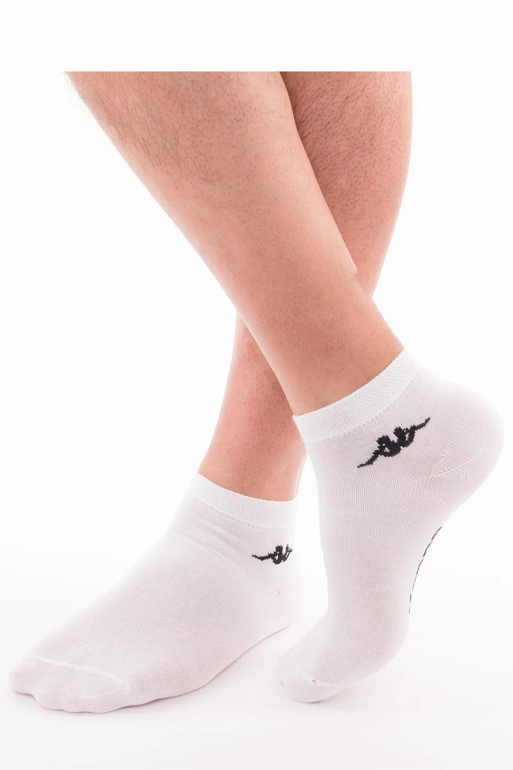 Calza corta sportiva unisex in cotone elasticizzato Kappa – K004 3PA - immagine 2
