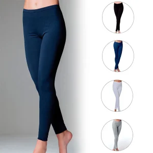 Leggings lungo in cotone elasticizzato Jadea – 4265
