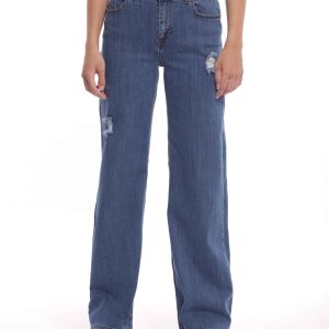MIMÌ MUÀ Firenze LSAM-2752 Jeans a palazzo blu