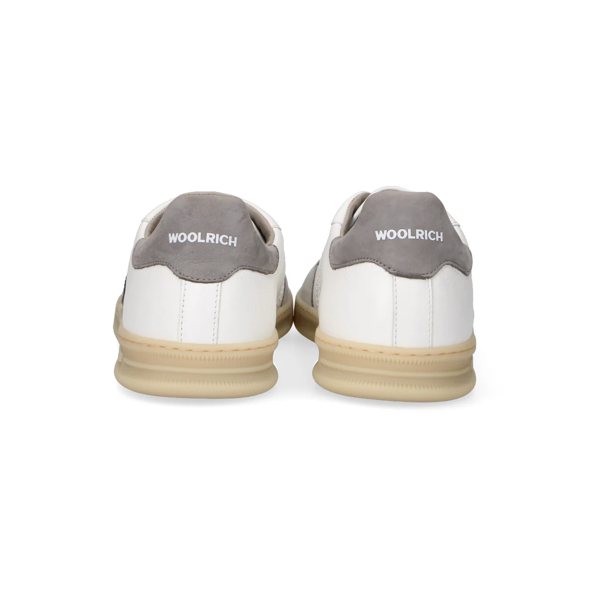Woolrich Sneakers Doubleu Tennis in pelle bianca - immagine 7