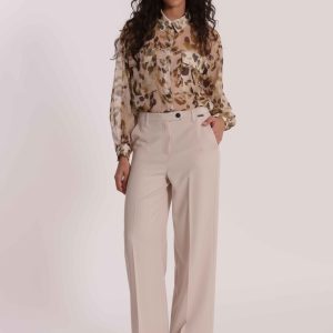 MIMÌ MUÀ Firenze MRAN-2939 Pantalone palazzo panna