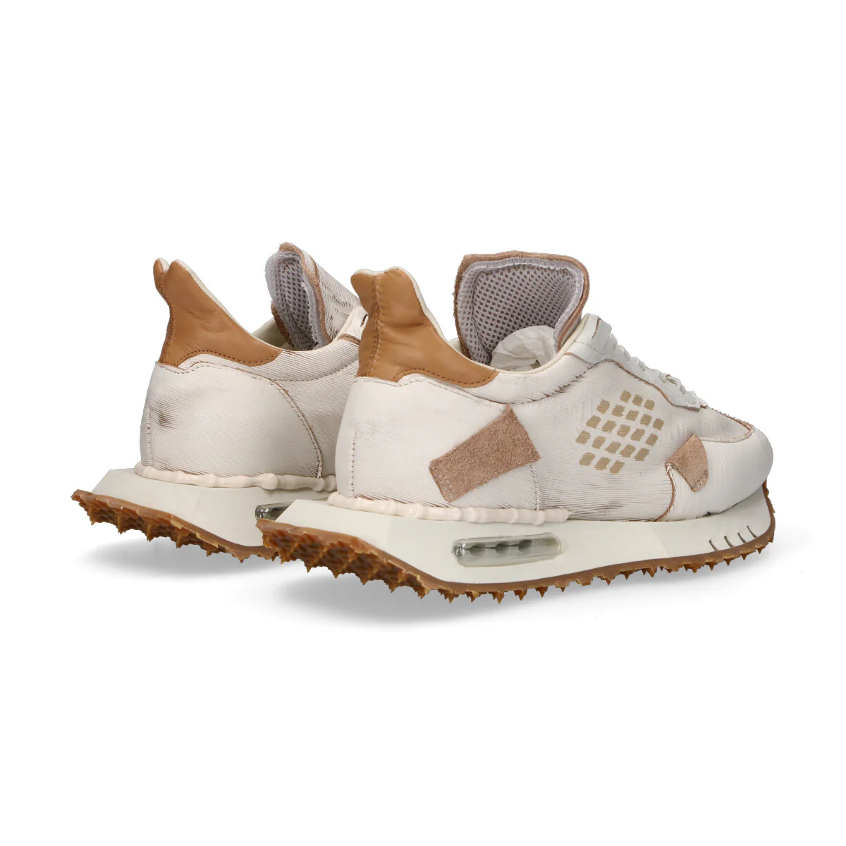 BePositive sneaker Race in pelle crema - immagine 8