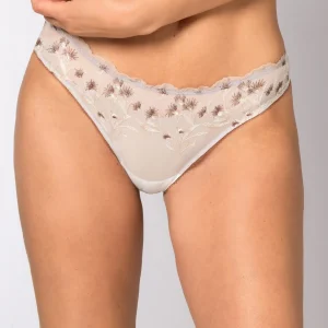 Perizoma in Tulle Ricamato - MILK - 7953