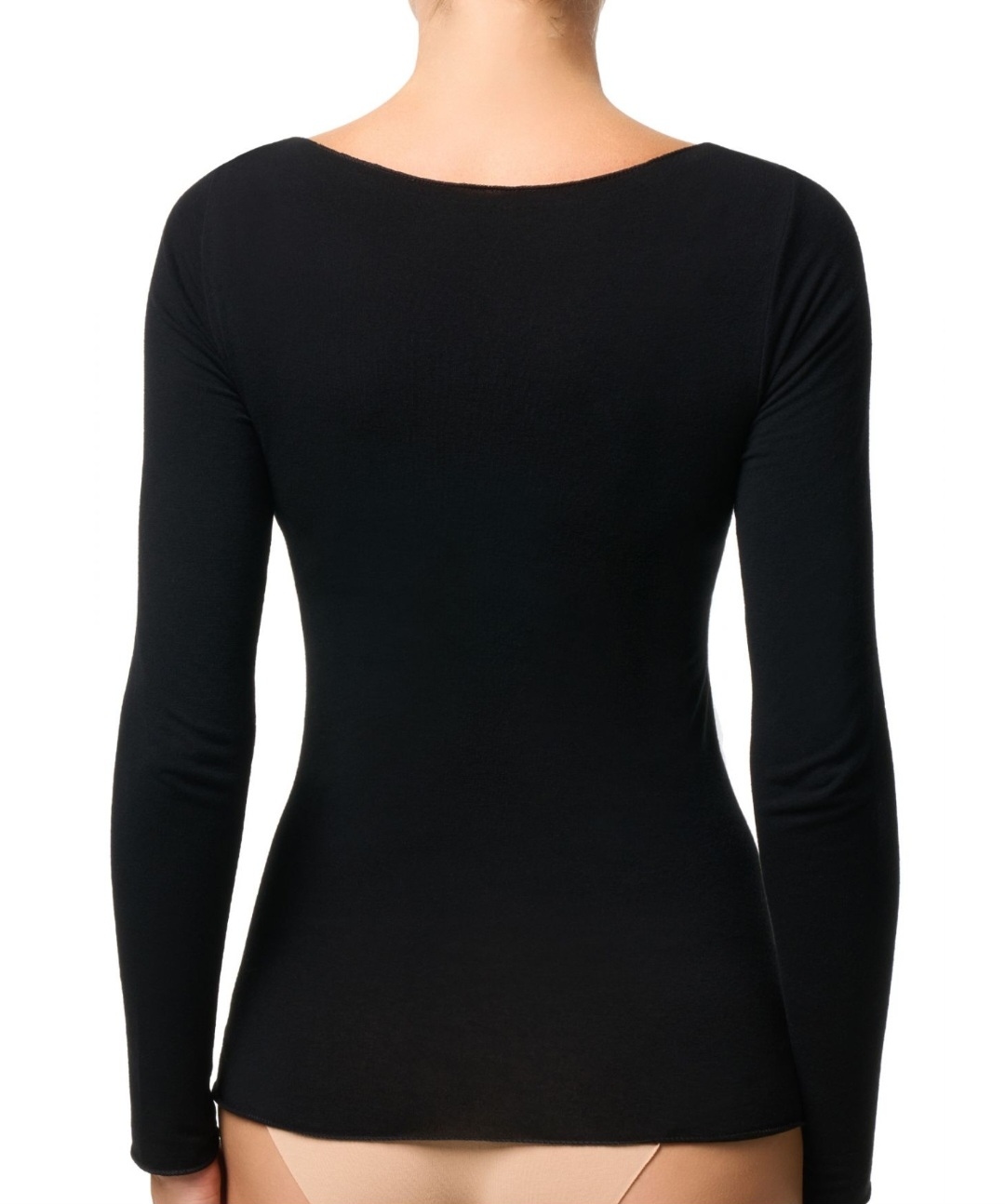 MAGLIA DONNA PHILIPPE MATIGNON SCOLLO A BARCHETTA MODAL E CASHMERE - immagine 4