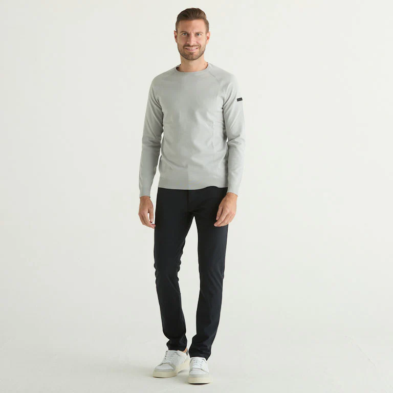 RRD maglioncino girocollo in tessuto tecnico grey - immagine 7