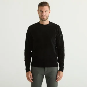 RRD maglione girocollo velluto nero