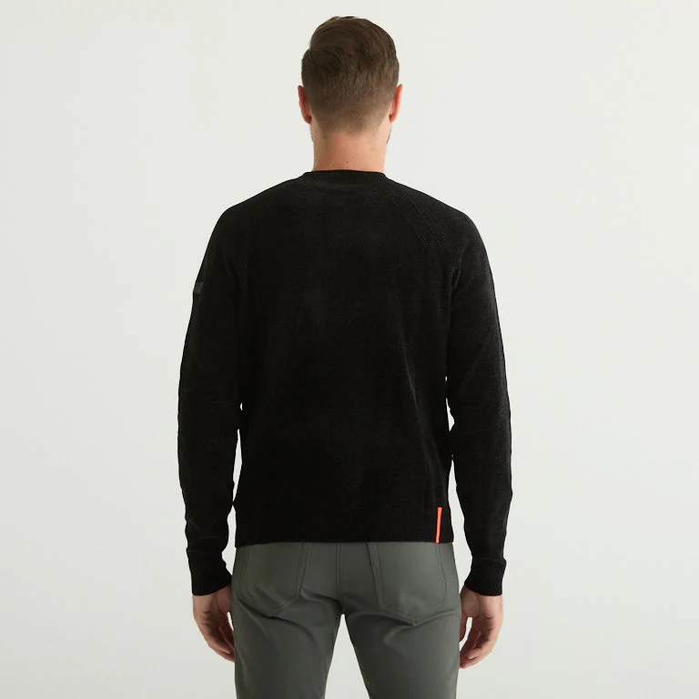 RRD maglione girocollo velluto nero - immagine 5