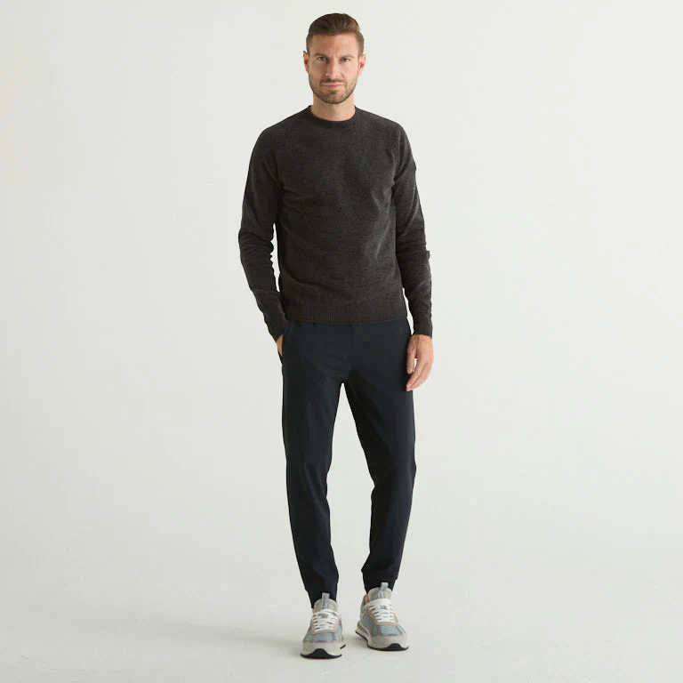 RRD maglione girocollo velluto antracite - immagine 7