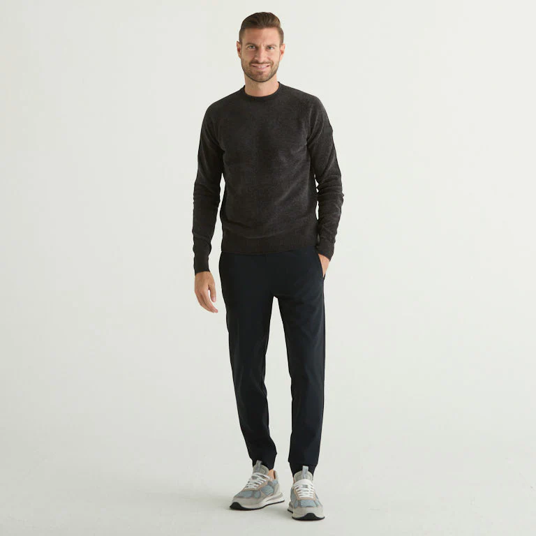 RRD maglione girocollo velluto antracite - immagine 8