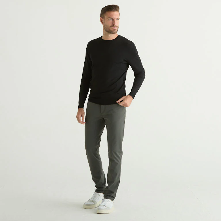 RRD maglione girocollo in tessuto tecnico nero - immagine 8