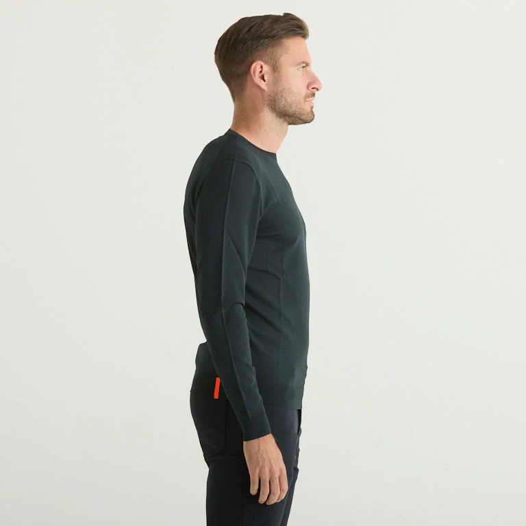 RRD maglione girocollo in tessuto tecnico grigio - immagine 4