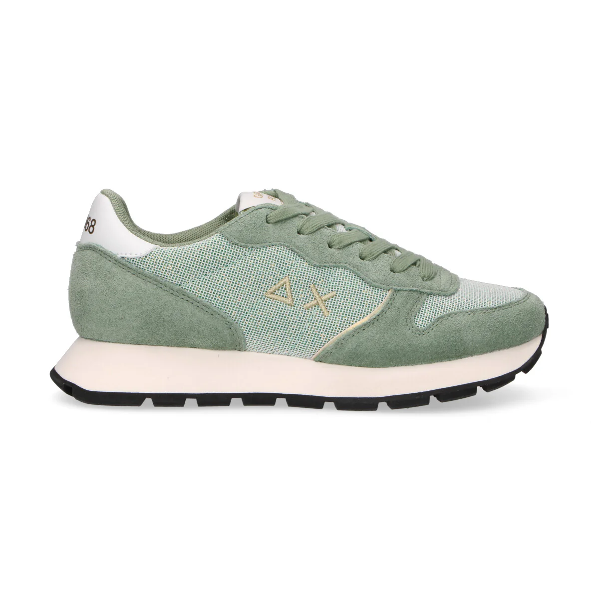 Sun68 sneaker Ally glitter textile verde salvia - immagine 2